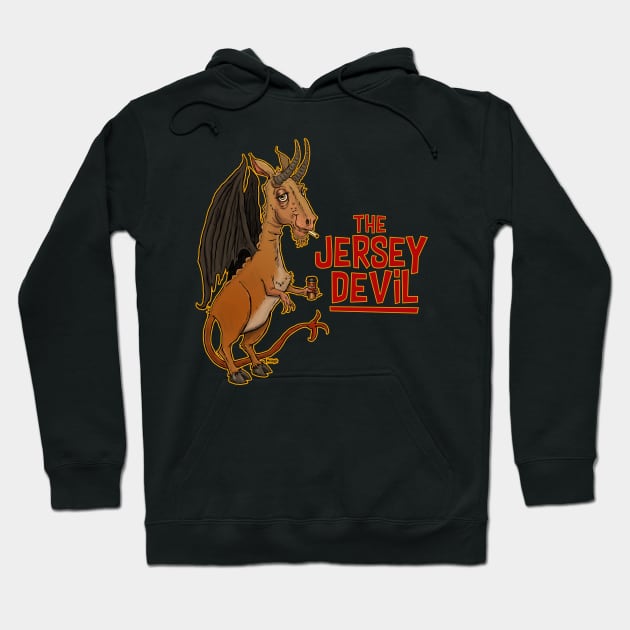 The Jersey Devil Hoodie by mcillustrator